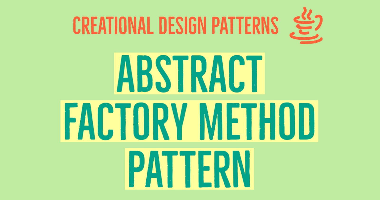 Abstract Factory Method Pattern