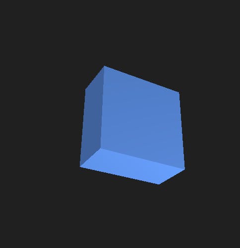 Cube with half width