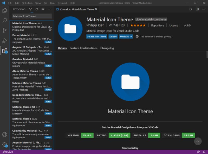 Material Icon Theme