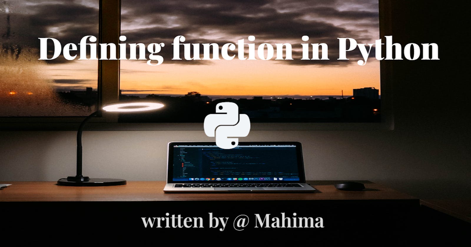 Defining function in Python