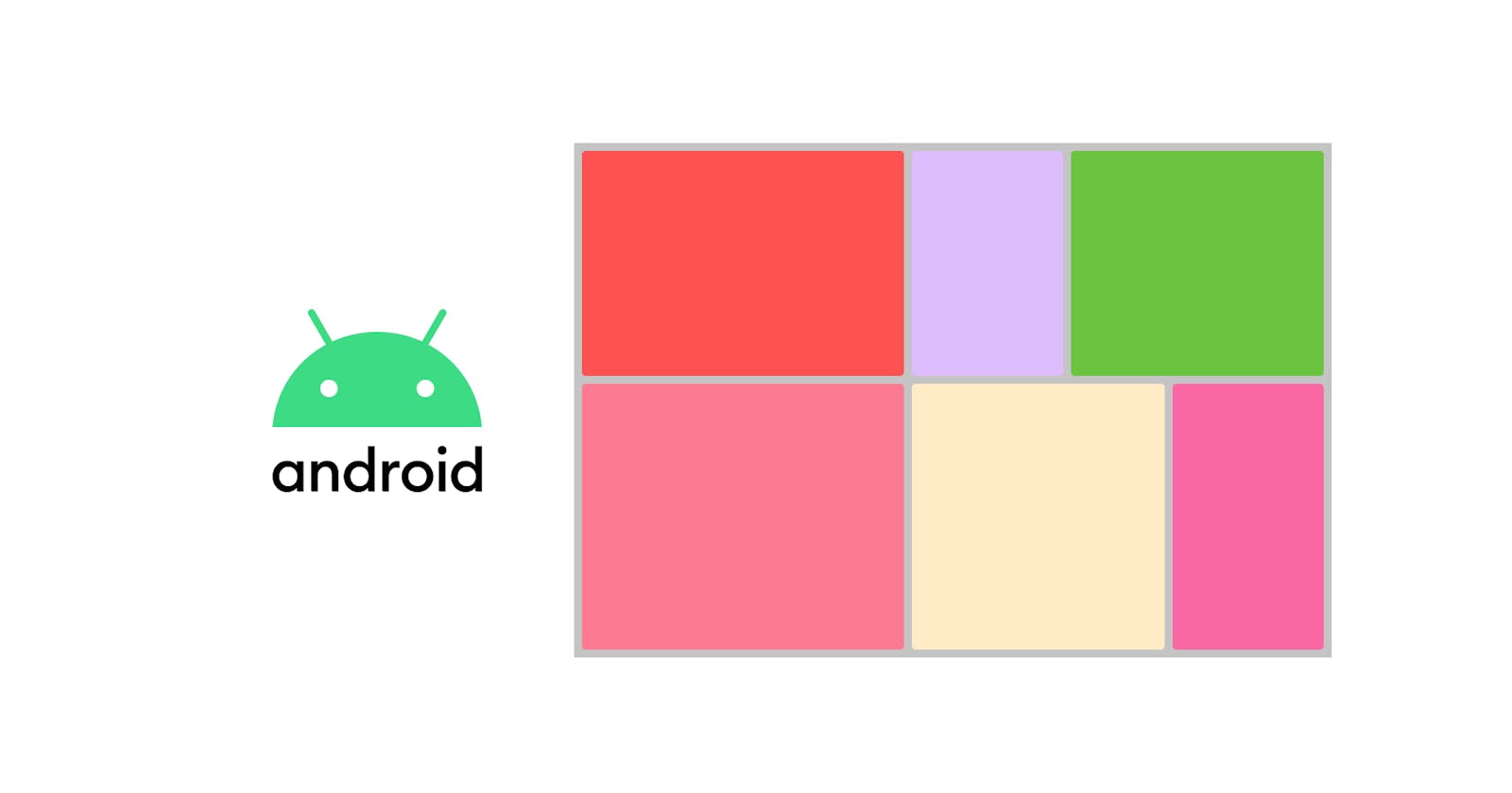 Creating uneven grids with FlexboxLayoutManager  on android