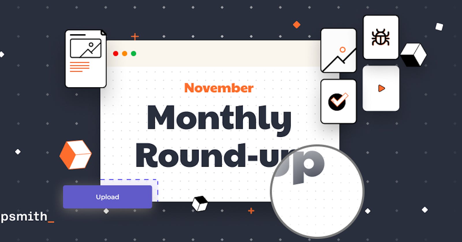 November Round-up: New JS Editor, Button-group Widget and More Collabs!