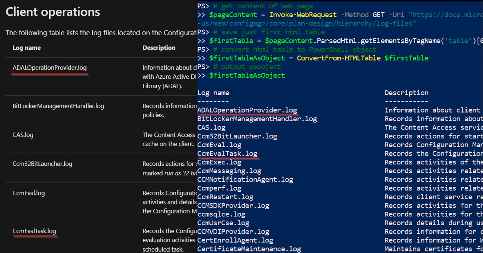 Extracting HTML table from a web page (or HTML file) and converting it into PowerShell object