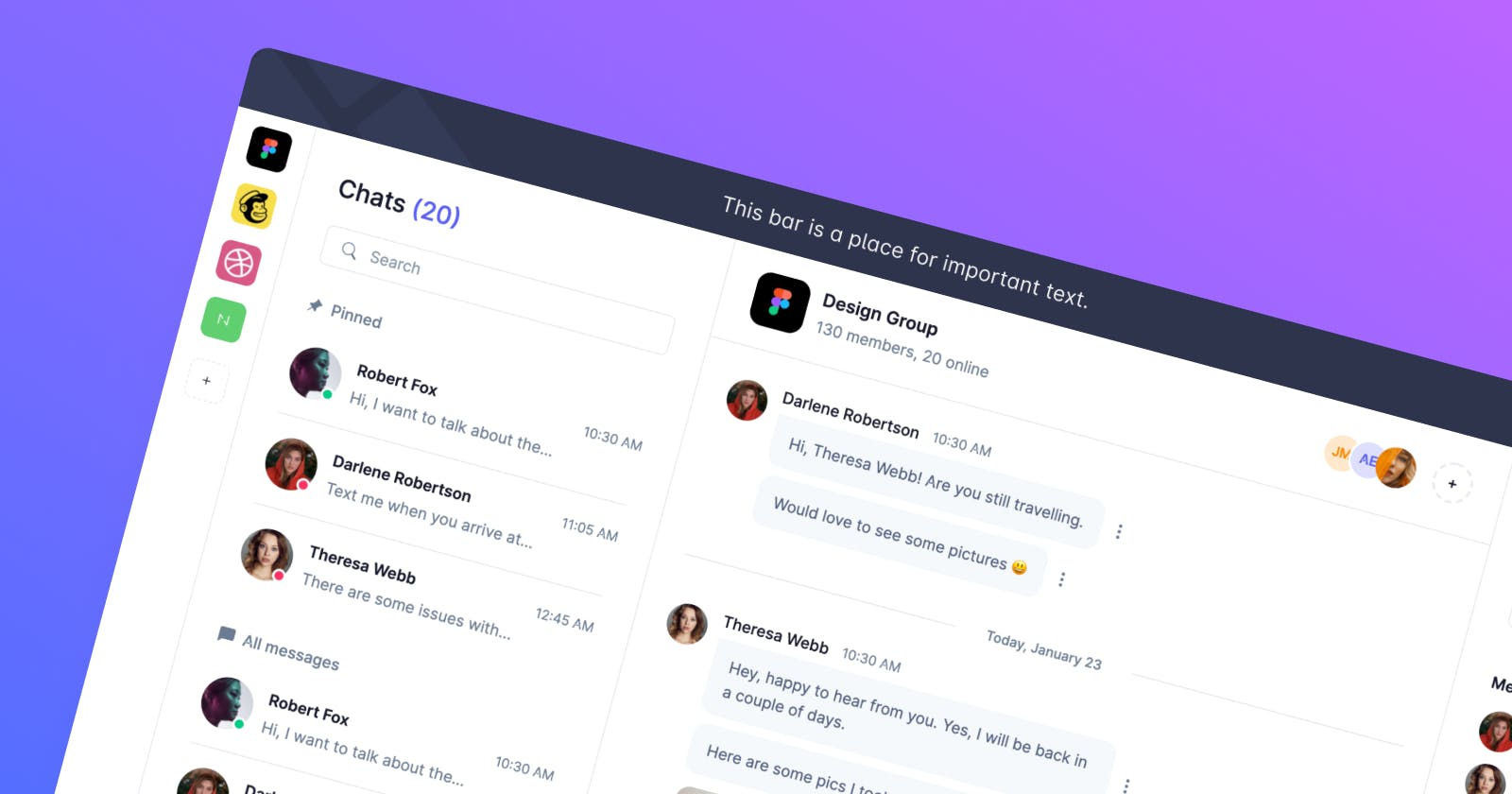 5+ Bootstrap chat templates for building modern messaging user interfaces