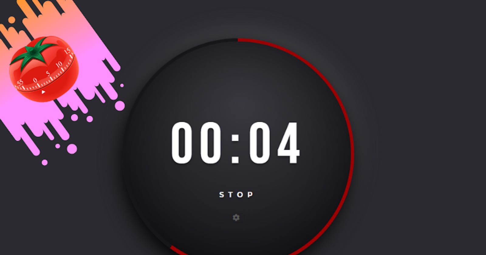 Build a Pomodoro Timer using HTML, CSS and Javascript