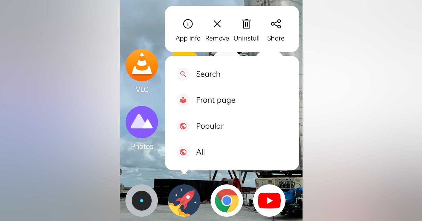 Android App Shortcuts