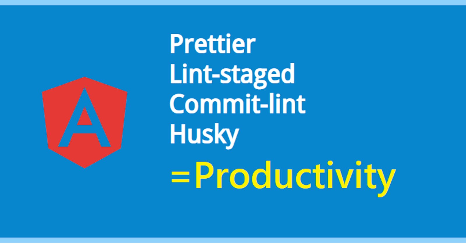Schematic to integrate prettier,commit-lint and husky in angular application