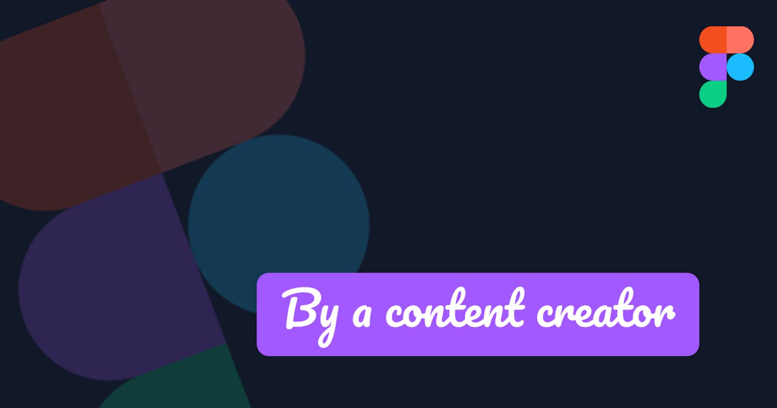 A content creator using Figma