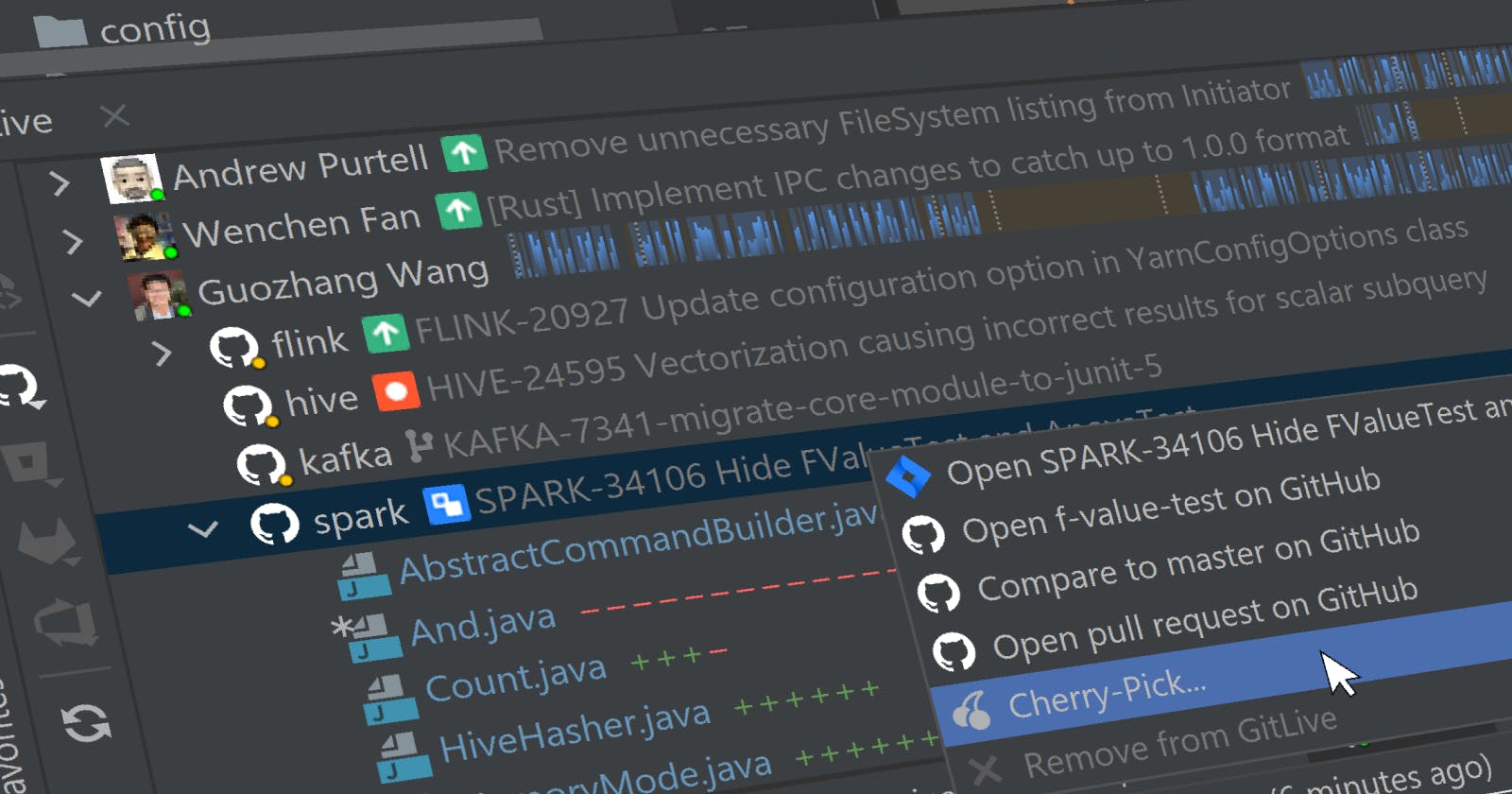 Cherry-Pick Your Teammate's Changes Without Push 'n Pull-ing To Your Repo In Android Studio