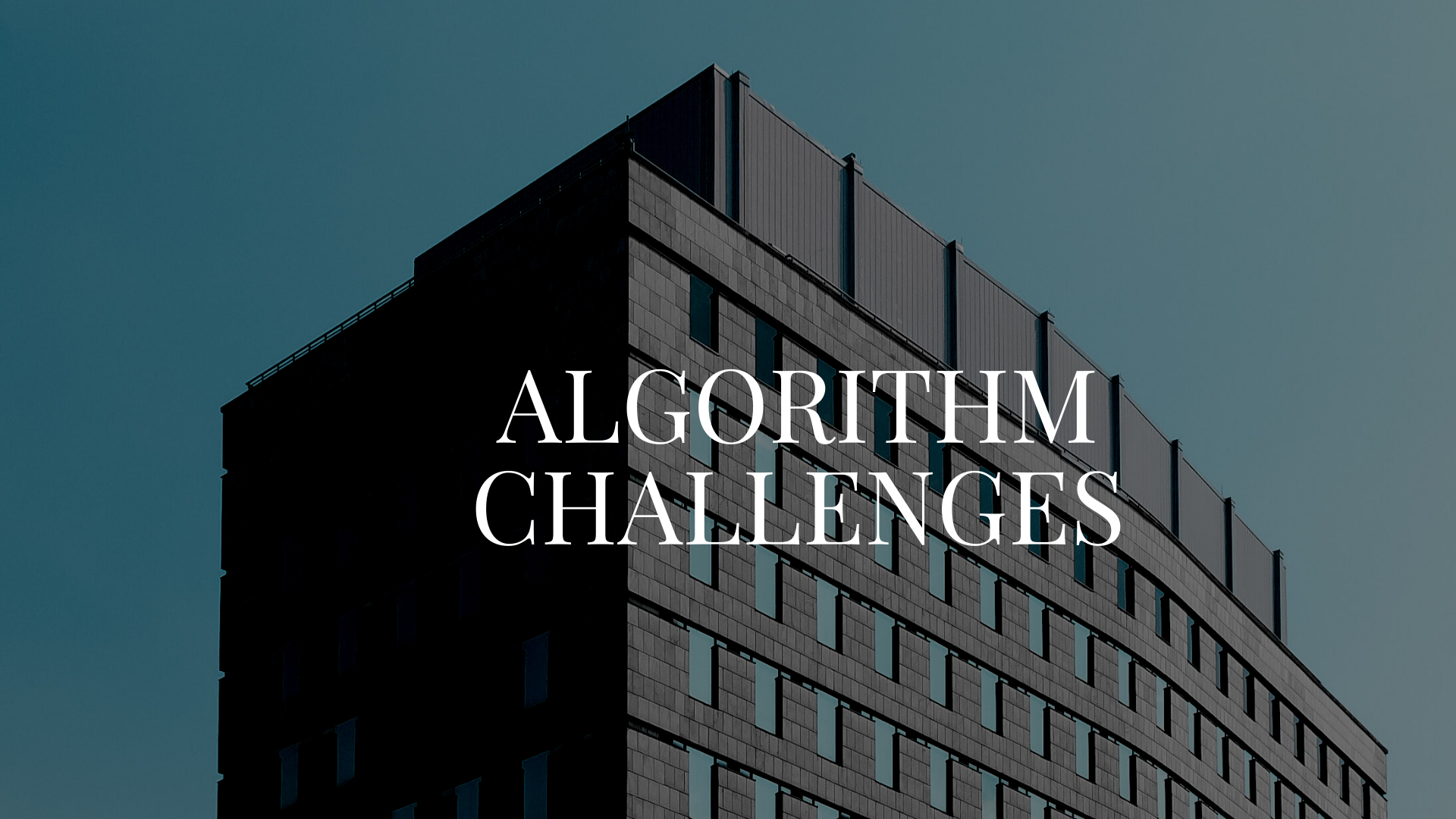 Algorithm Challenges