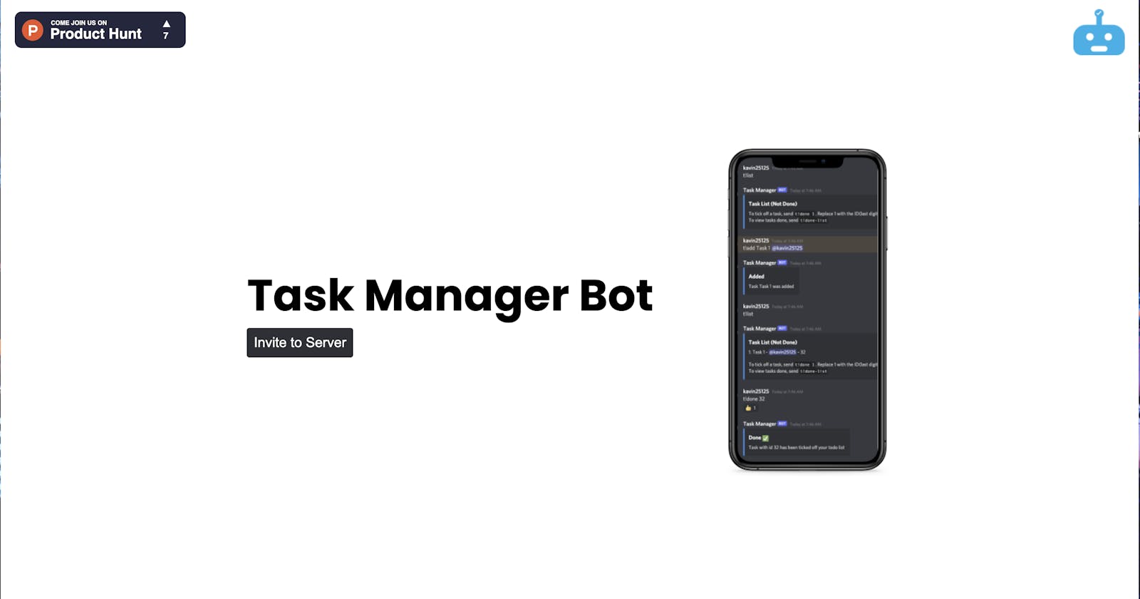 A Discord bot for task management!