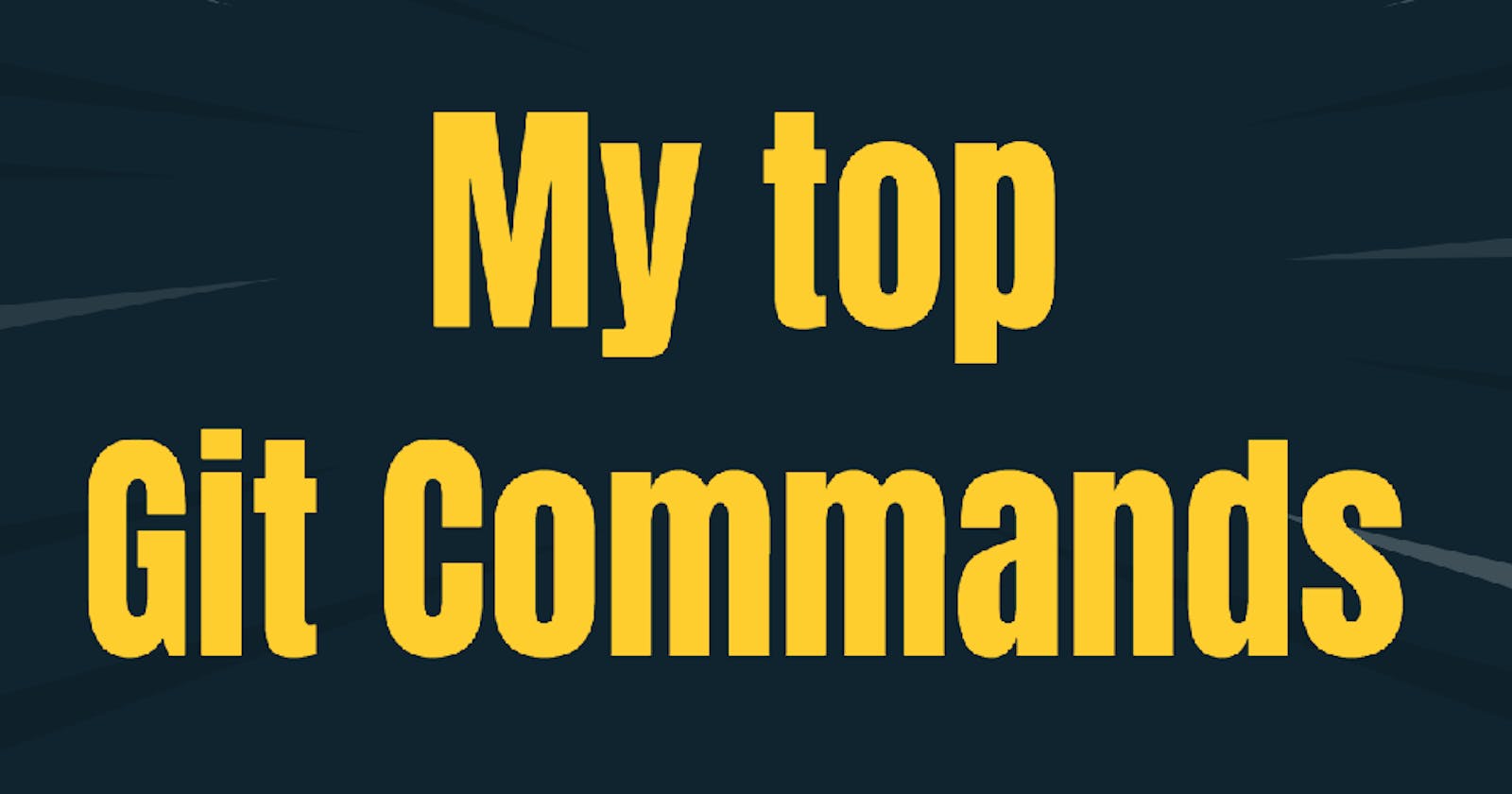 My list of useful git commands
