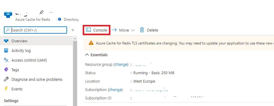 Distributed Caching In ASP.Net 5 - Azure Cache for Redis