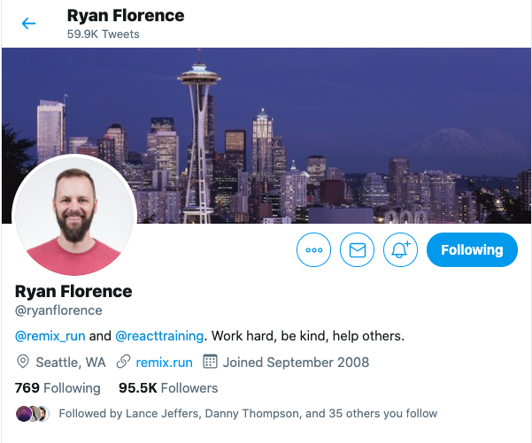 Ryan Florence Twitter