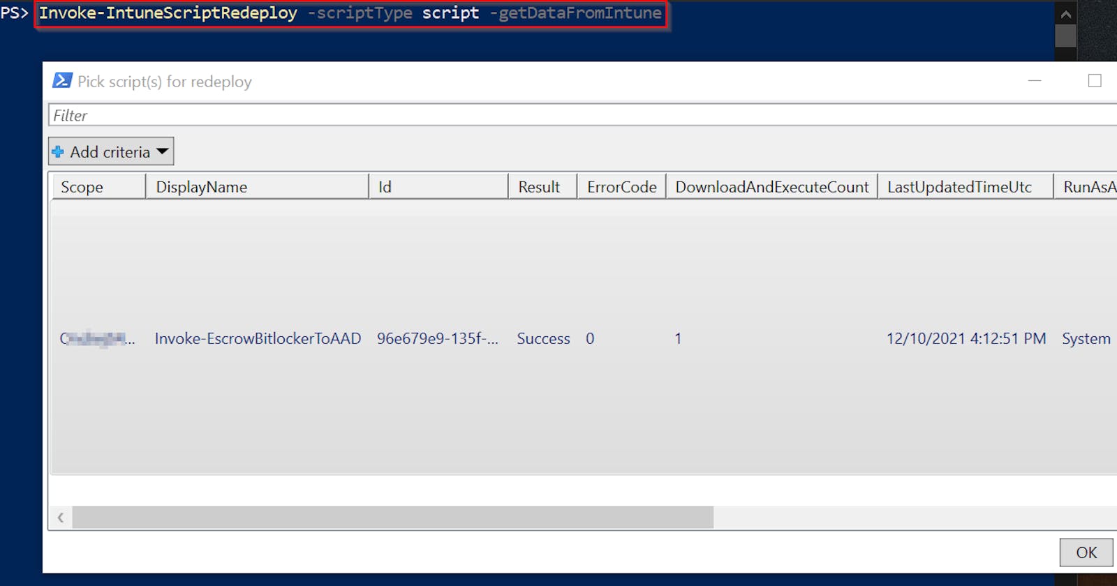 Force redeploy of Intune scripts (even remediation ones) using PowerShell