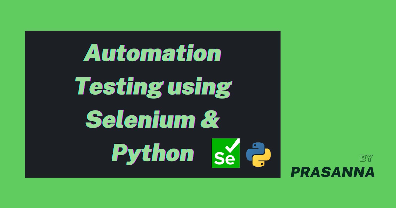 Automation Testing & Log in script using Selenium & Python