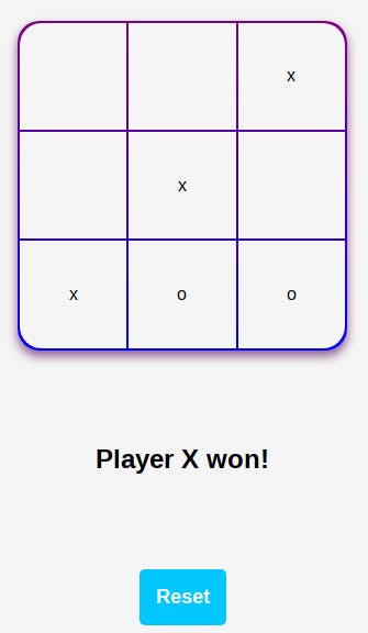 Vue 5x5 tic tac toe - Codesandbox