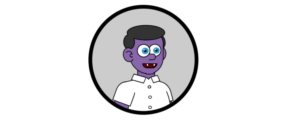 Cartoon of a person