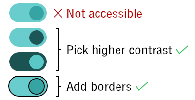 Toggle buttons