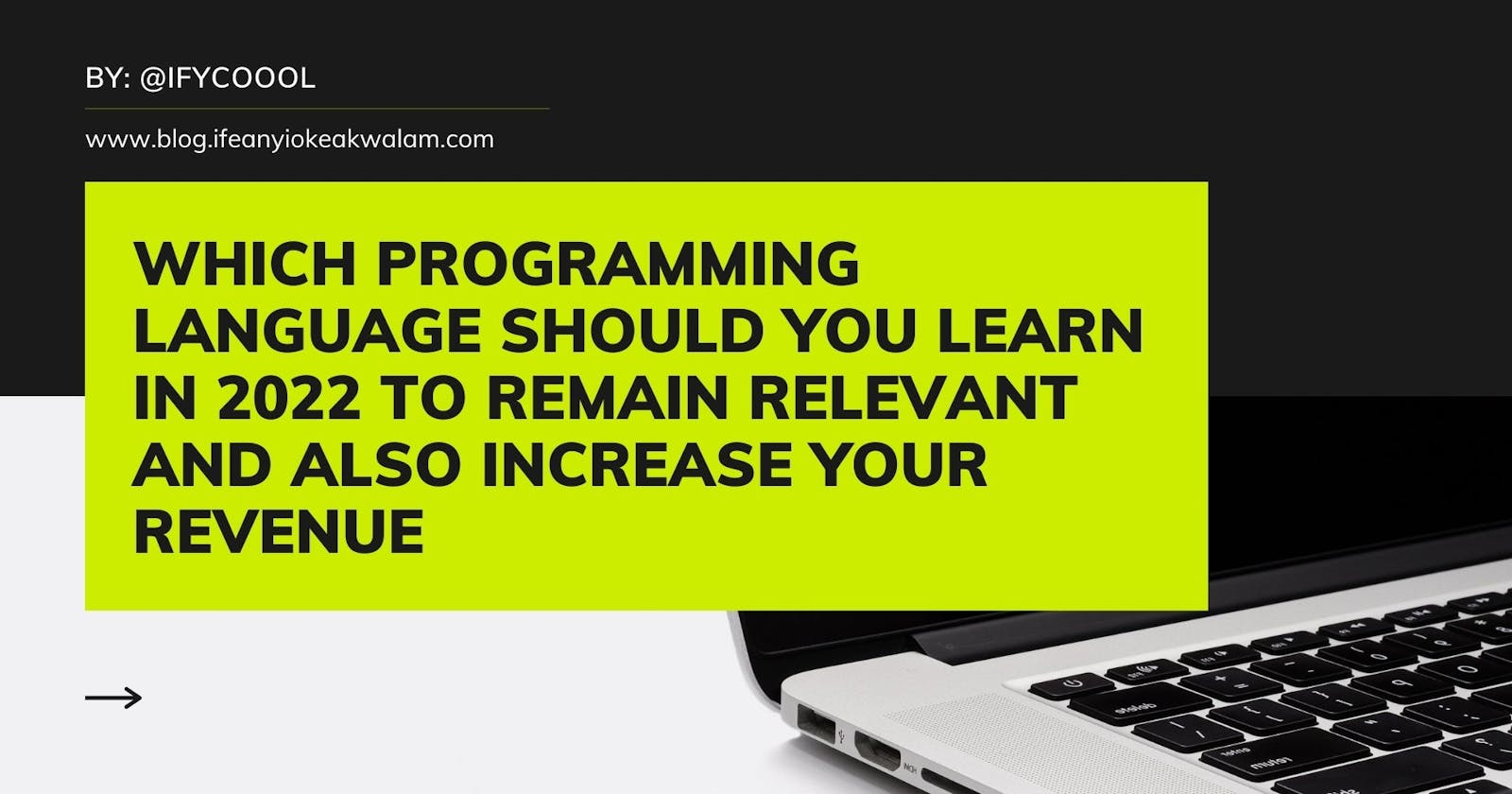 Which programming language should you learn in 2022 to remain relevant and also increase your revenue.