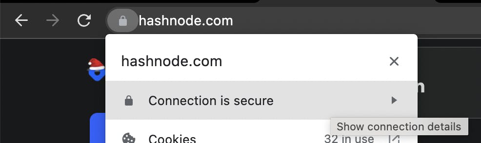 A https connection to a website