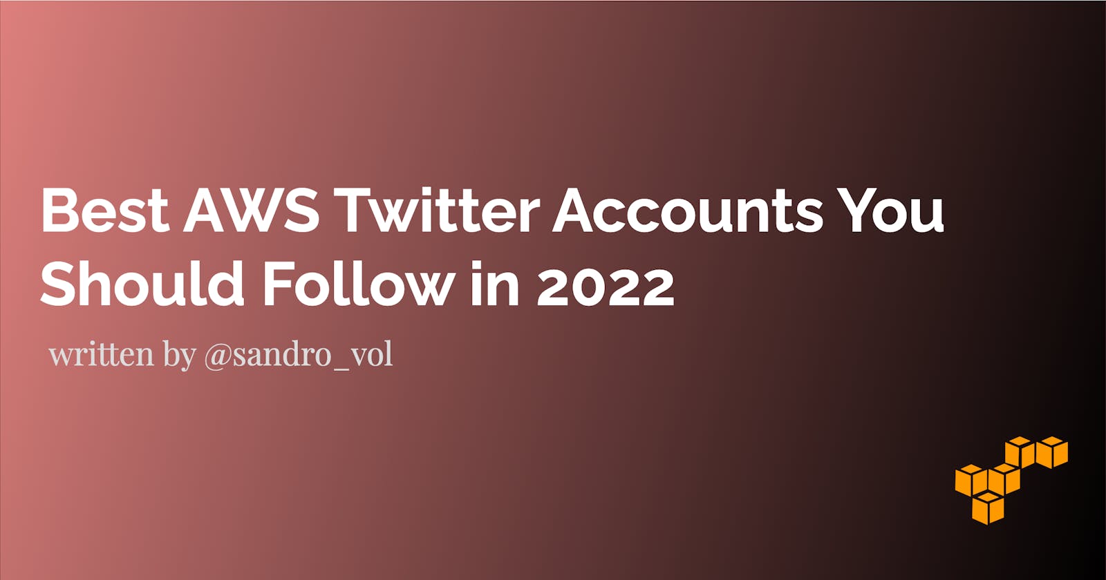 Best AWS Twitter Accounts You Should Follow in 2022