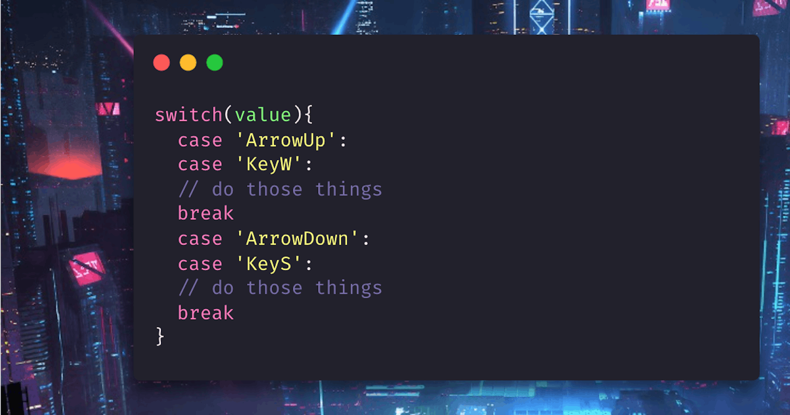 How To: if statements in Javascript Switch case?