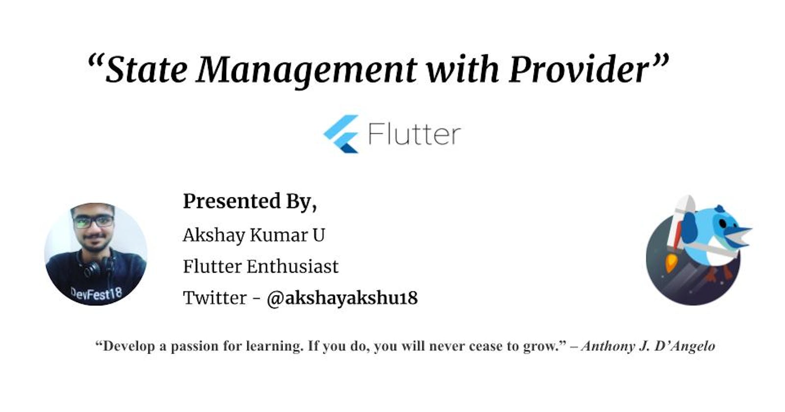 Flutter: State Management with Provider