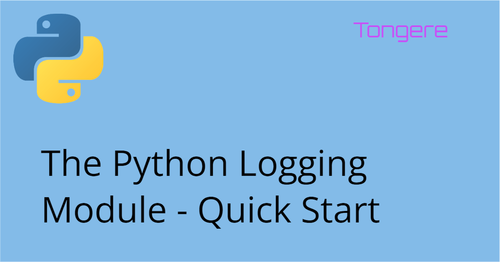 The Python Logging Module