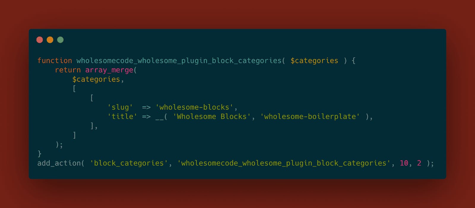 Create a Custom Block Category in the WordPress Block Inserter (Gutenberg)