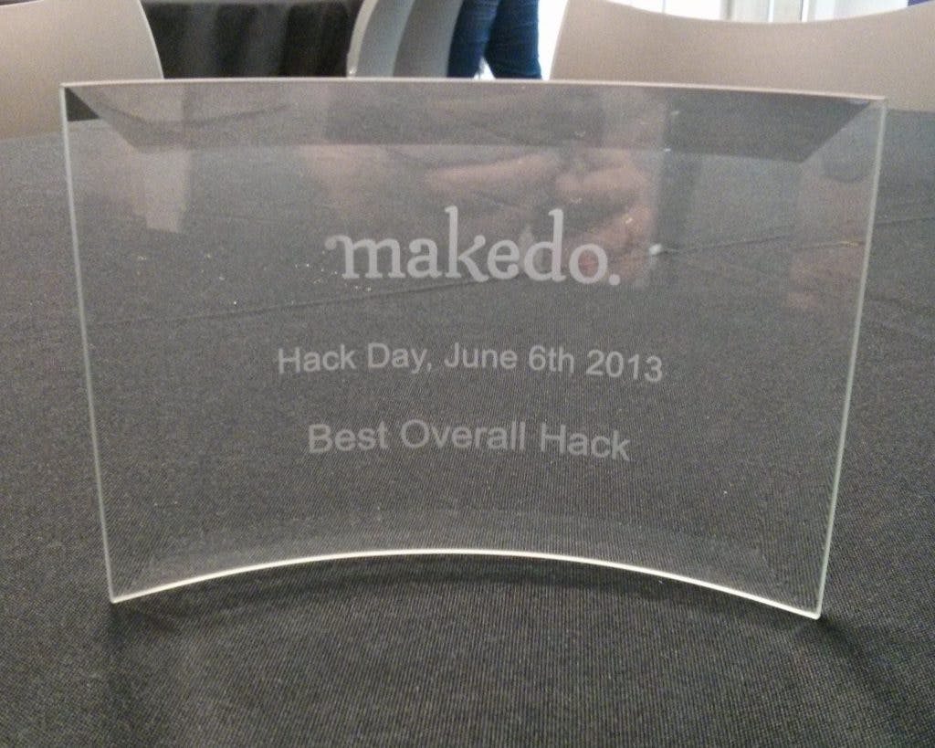 Make Do Hack Day Award