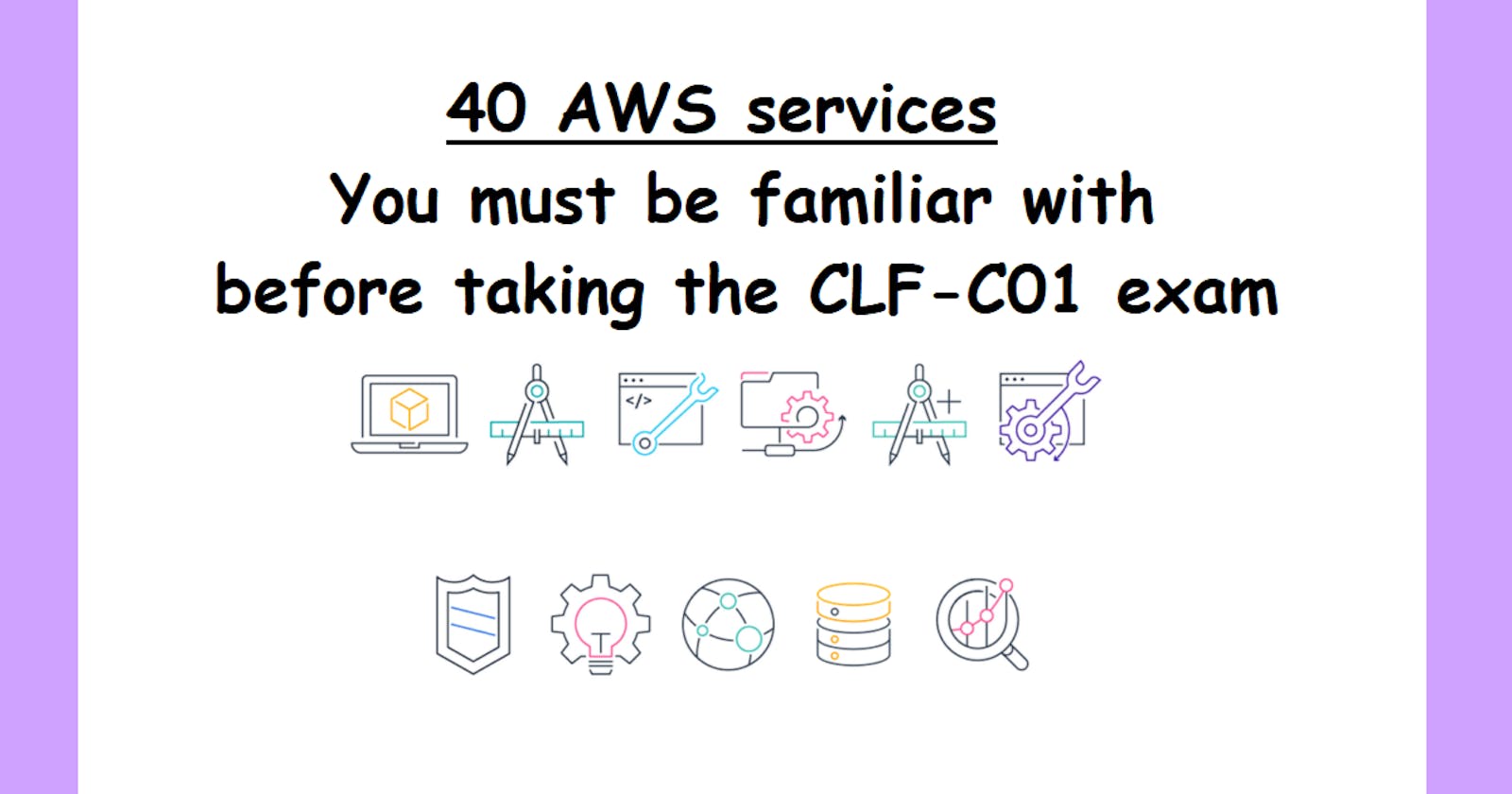 40 AWS services you must be familiar with before taking the CLF-C01 exam
