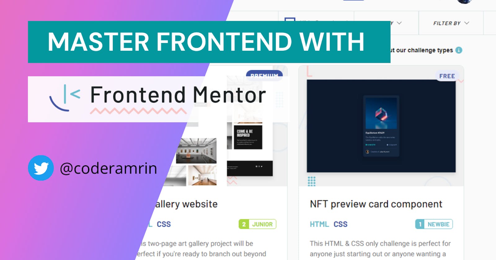 Master Frontend by doing Frontendmentor challenges
