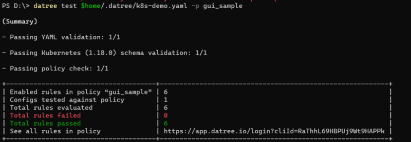 Creating custom policies in Datree