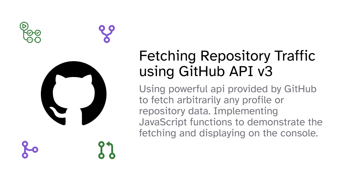 Fetching GitHub Repsitory data using GitHub API v3