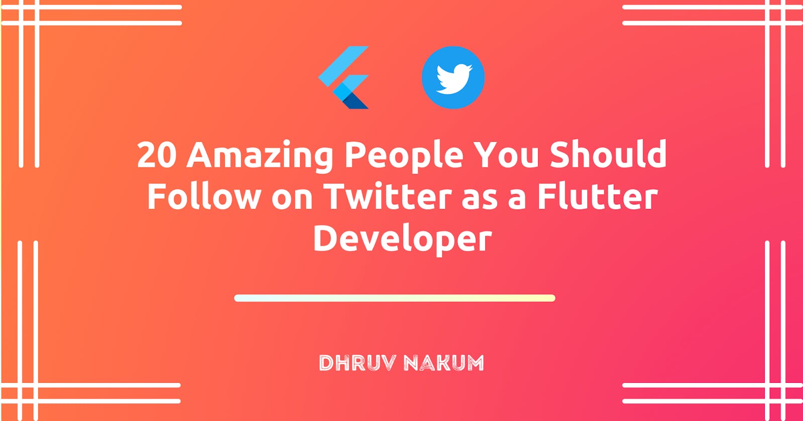 20 Amazing People You Should Follow on Twitter as a Flutter Developer