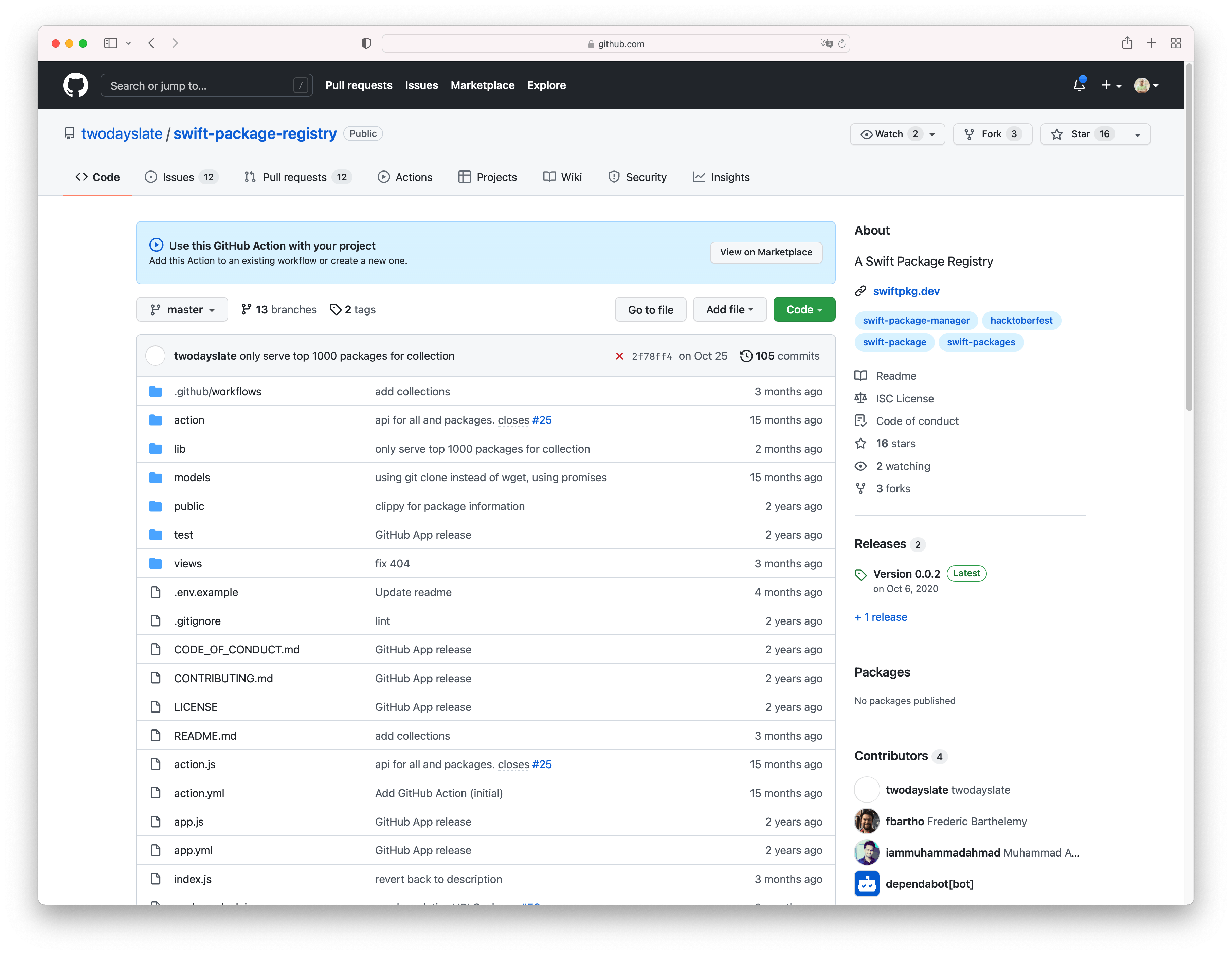 Swift Package Registry is open-source