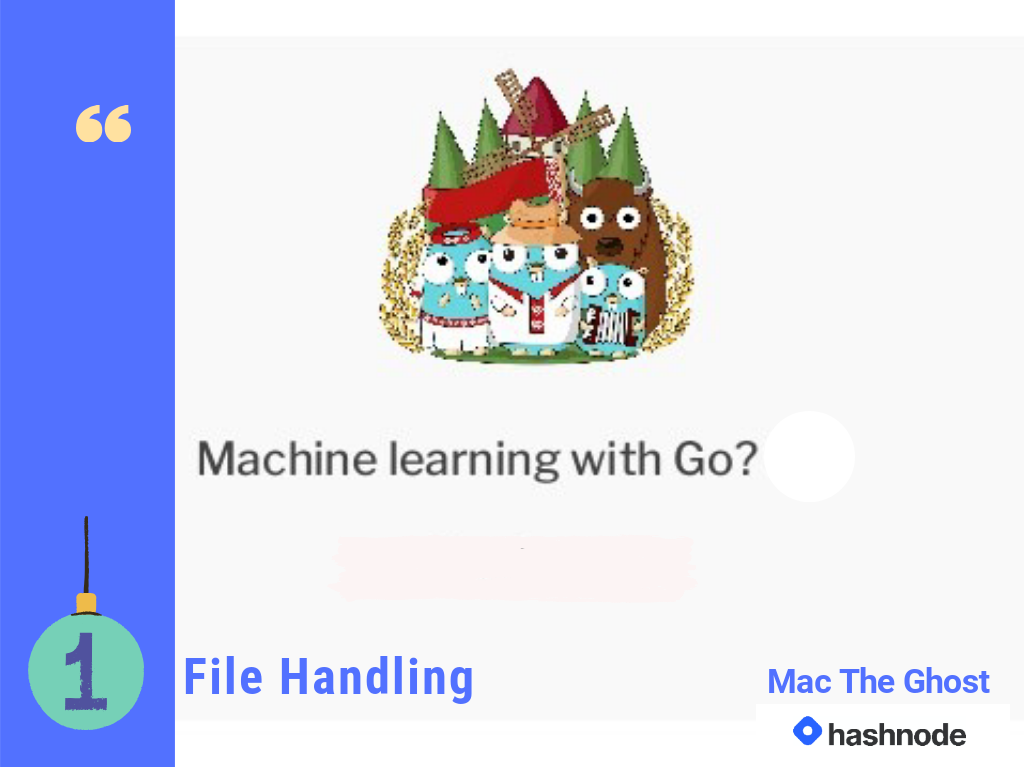 Machine Learning with Go