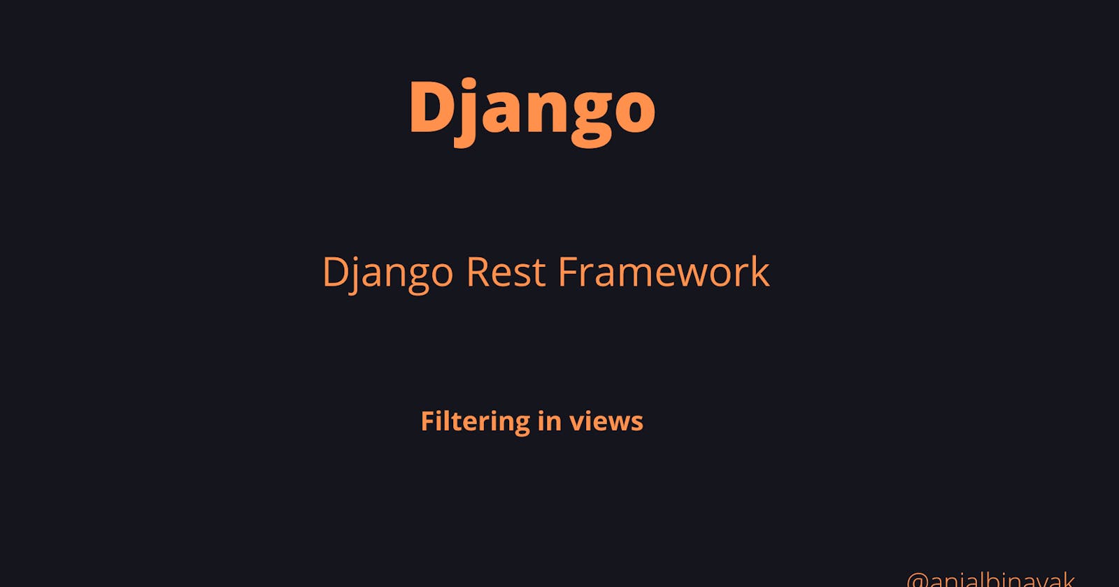Django: DRF Filtering in views