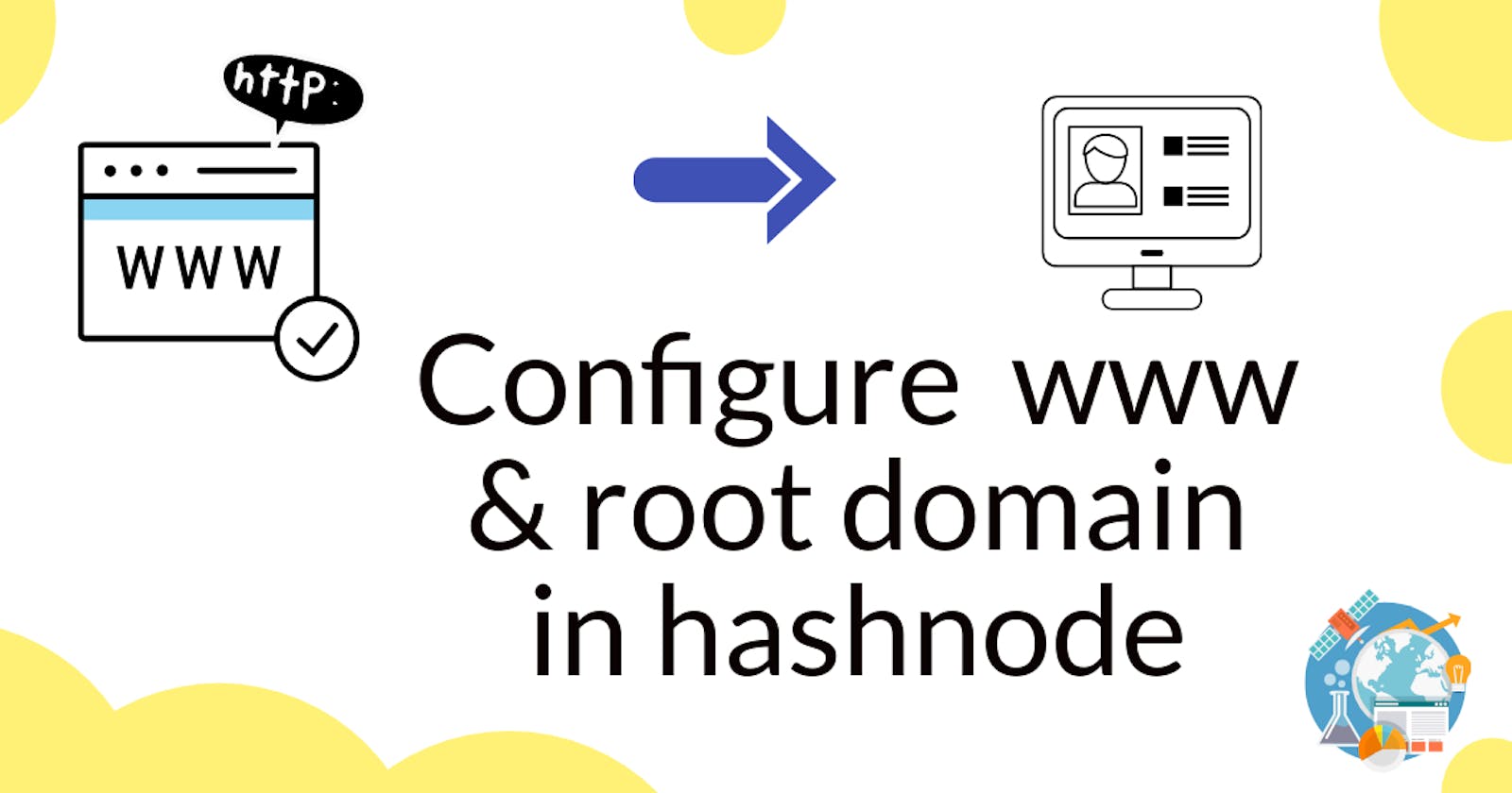 How to configure www & root domain in hashnode over SSL.