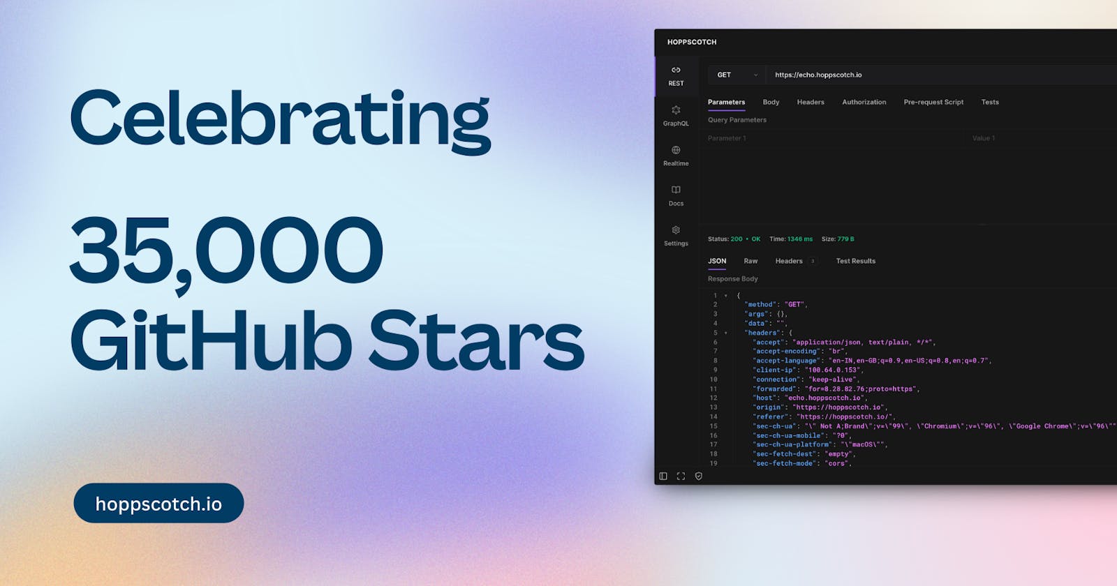 Hoppscotch is celebrating 35,000 GitHub Stars