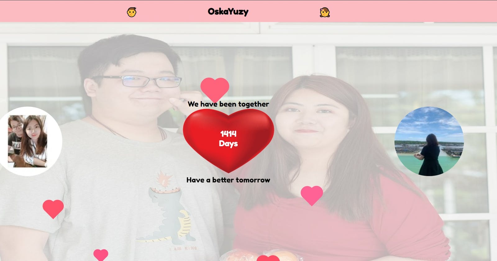 Website Between Me And Her - OskaYuzy