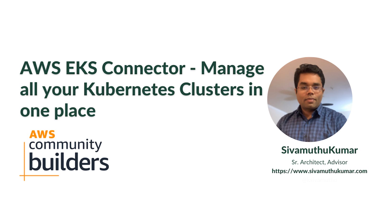 AWS EKS Connector - Manage all your Kubernetes Clusters in one place
