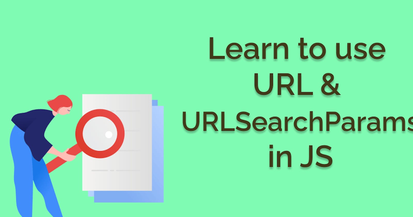 Why do you need just URL() API to get query params of a URL?