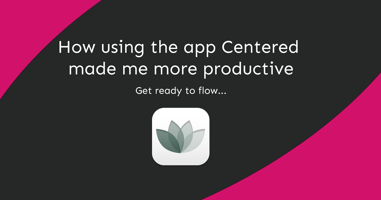 How using the app Centered made me more productive