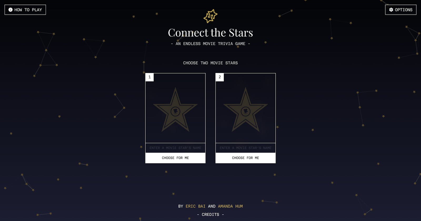 Making Connect the Stars
