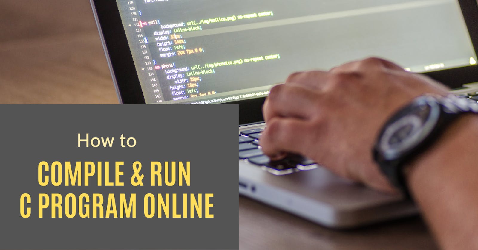 How to Compile and Run C Program Online