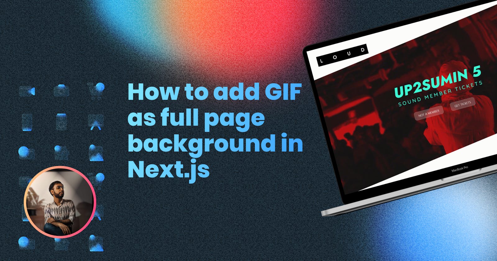 How to add GIF as full page background in 
Next.js