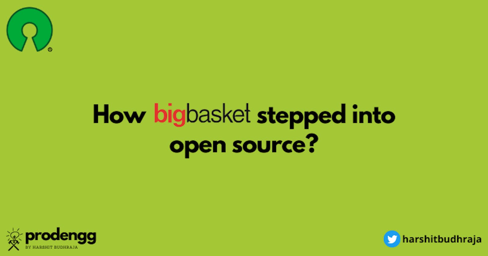 How BigBasket stepped into Open Source