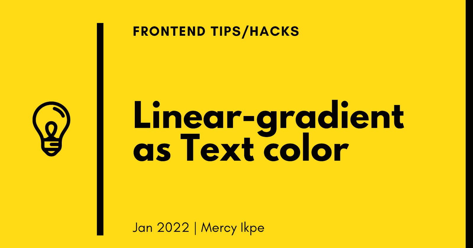 CSS Gradient as text color